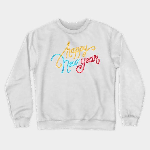 Happy New Year Crewneck Sweatshirt by MajorCompany